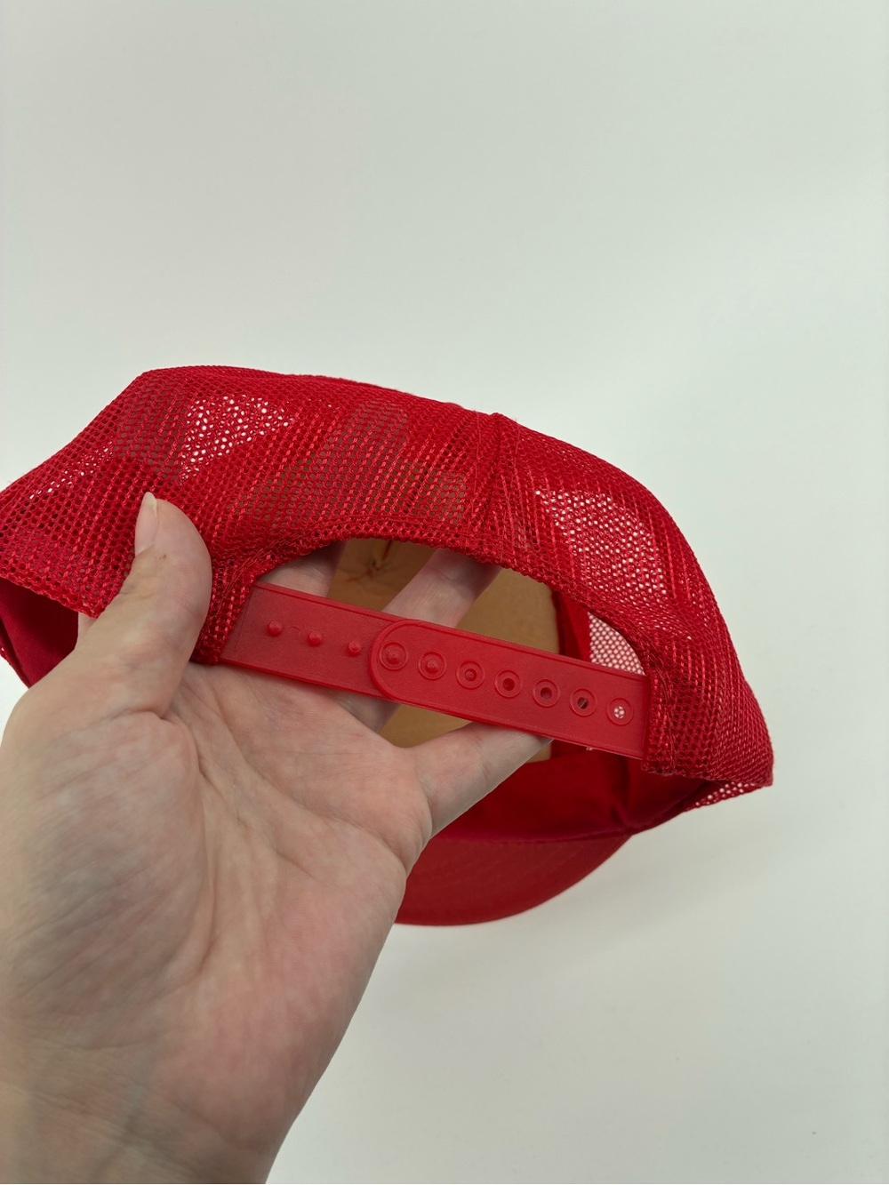 The Hockey News Athletic Headwear Red Trucker Hat - Picture 4 of 7